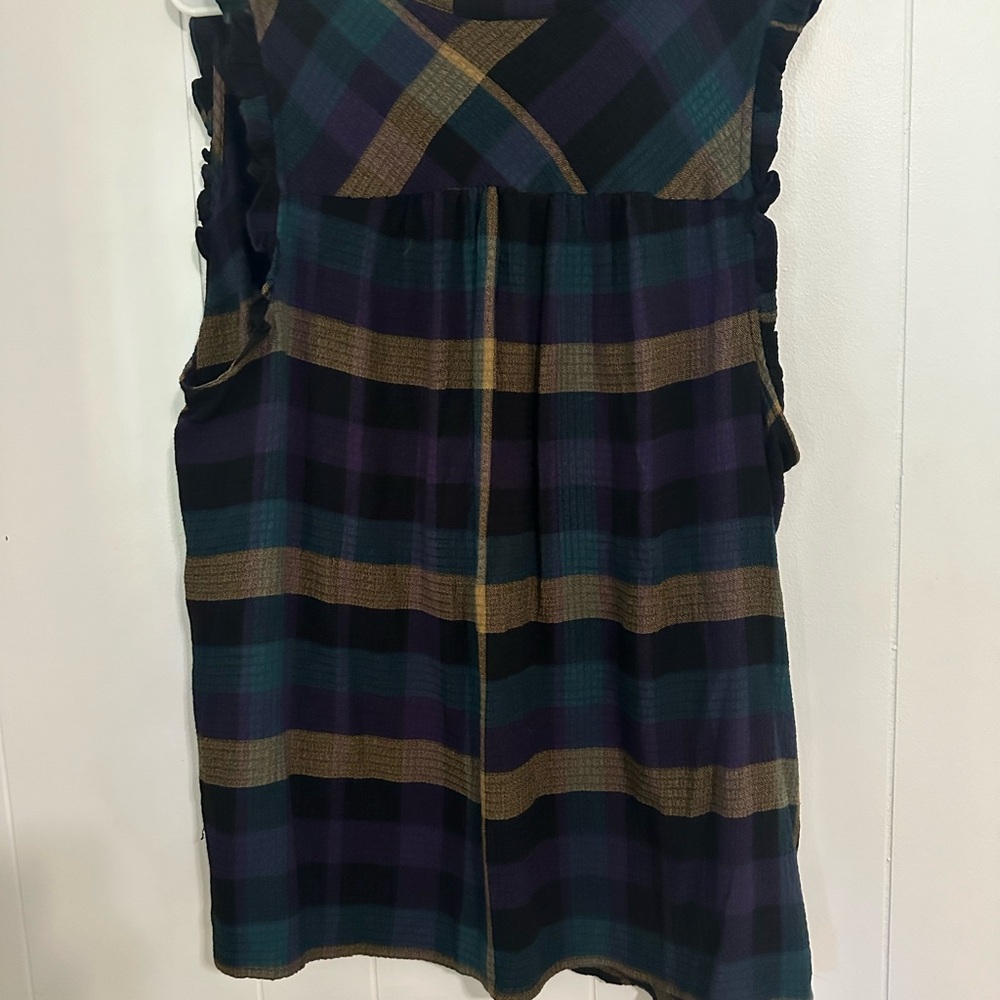 Torrid Size 3 Plaid Sleeveless Top